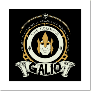 GALIO - LIMITED EDITION Posters and Art